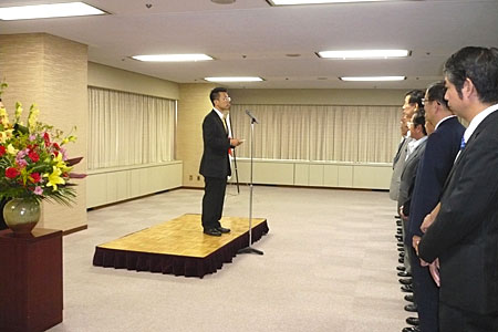 �����@����b�������ɂ��@���ȐE���ɑ΂���P���̗l�q(2009/9/24)