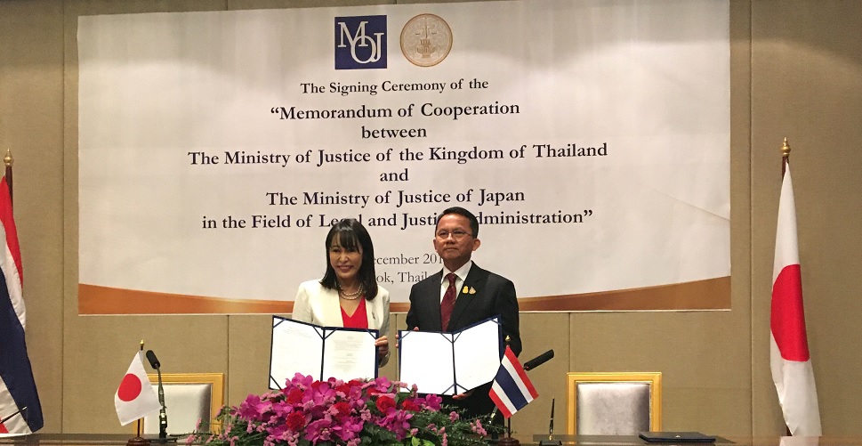 December 10, 2019 Justice Minister Visited Myanmar and Thailand 