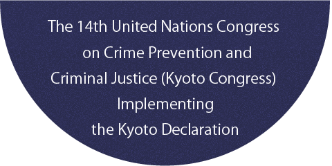 The 14th United Nations Congress on Crime Prevention and Criminal Justice (Kyoto Congress) Implementing the Kyoto Declaration