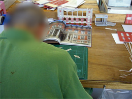 建築科職業訓練の様子