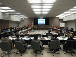同セミナー開催風景(法務省大会議室)