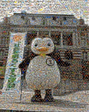 「おかえりフォトアート2015」フォトモザイクアート完成作品