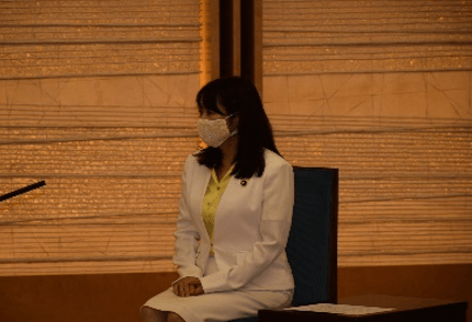 冒頭,森前法務大臣が本イベントの趣旨を説明