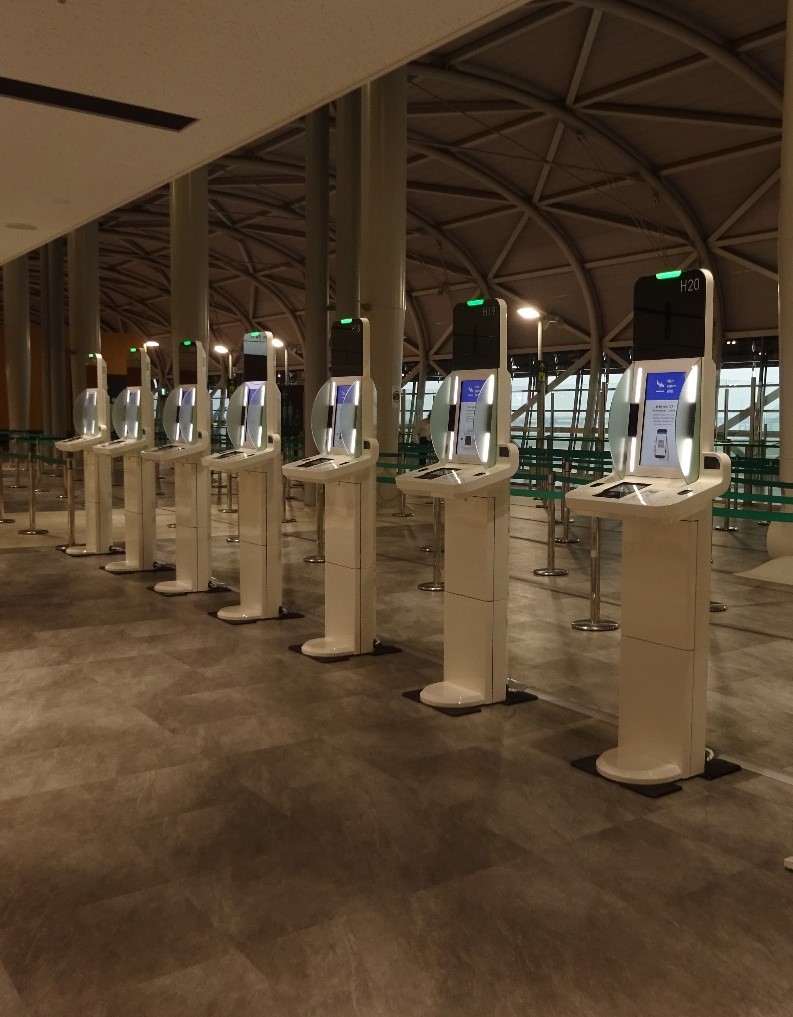 関西空港(第1ターミナル)の共同キオスク