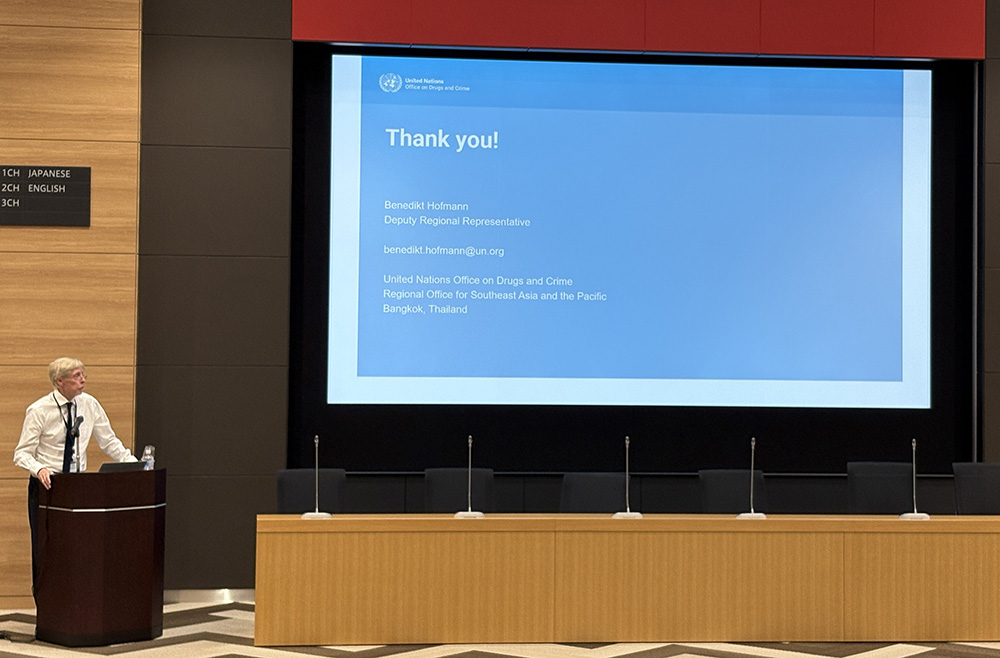 シュート理事長の基調講演