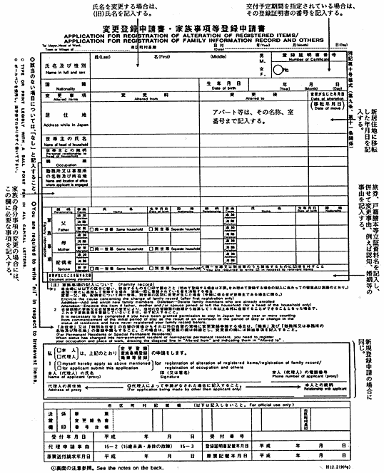記載する際の注意事項