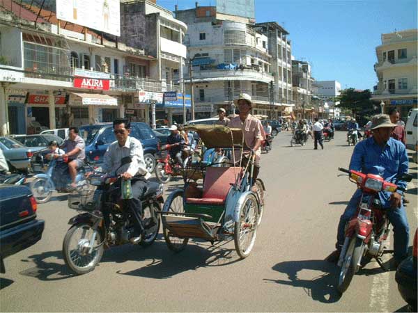 カンボジア　プノンペン市内