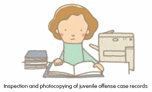 Inspection and photocopying of juvenile offense case records
