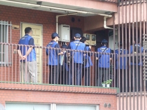 南烏山施設立入検査状況(6月11日)