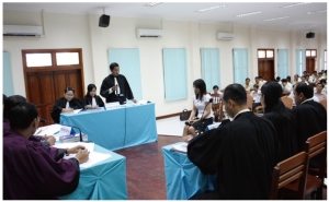 Mock trial in Cambodia
