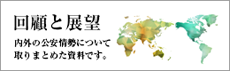 回顧と展望　内外の公安活動についてとりまとめた資料です