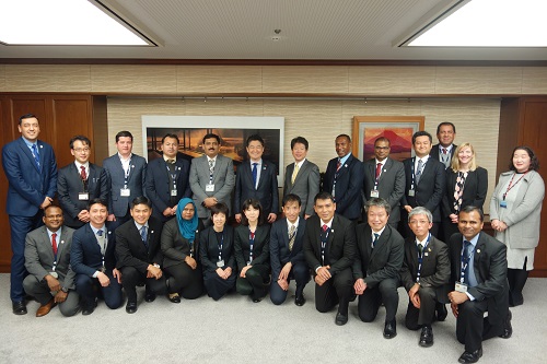 平成３１年１月１６日（水），山下法務大臣は，海外の刑事司法の実務家による表敬を受けました。