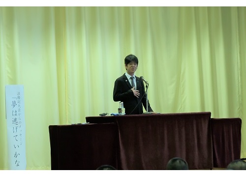 義家弘介法務副大臣が，多摩少年院で生徒たちに講演を行いました（令和元年１１月２５日（月））。