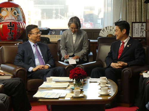 April 3, 2019 Justice Minister Received a Courtesy Call from the Minister of Justice of Vietnam