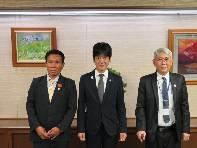 October 31, 2019 State Minister of Justice Received a Courtesy Call from Members of the Union Assembly of Myanmar on October 31, 2019.