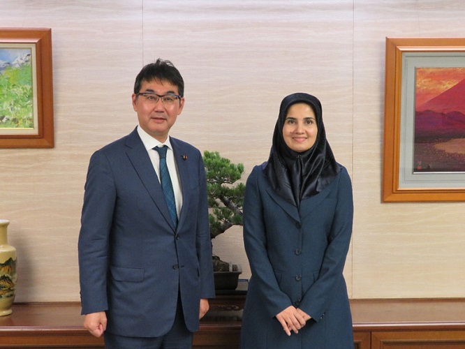 October 24, 2019 Justice Minister Received a Courtesy Call from the Vice-President for legal affairs of Iran