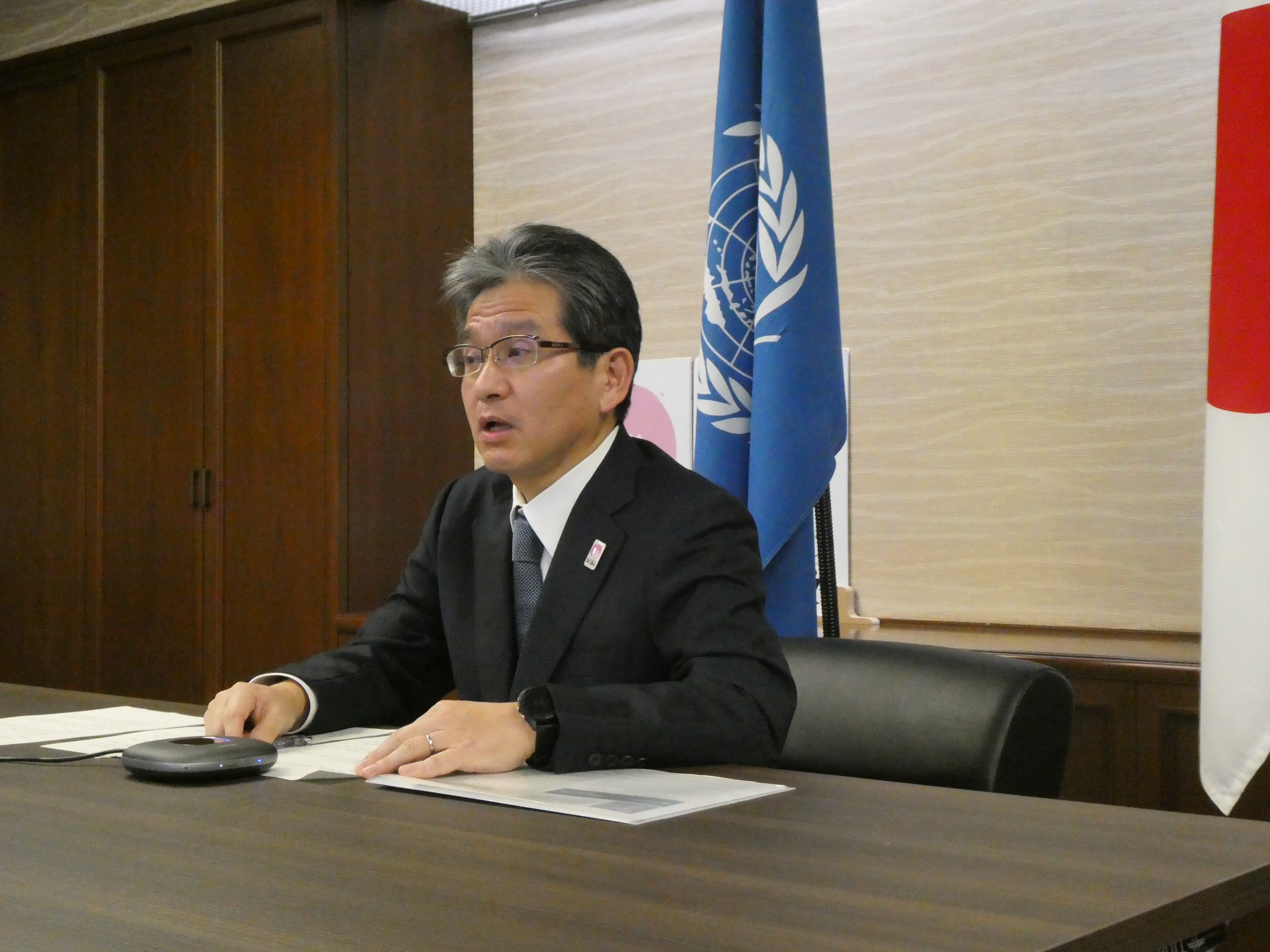 October 14, 2020 Vice-Minister of Justice delivered a statement at an online high-level side event during the Conference of the Parties of UNTOC