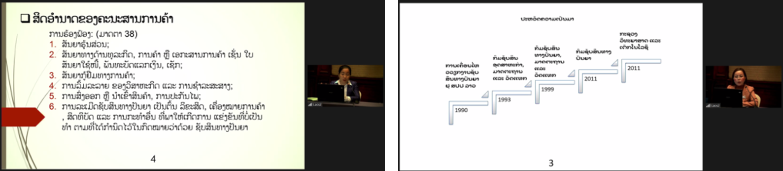 The Follow-Up Seminar to the Judicial Symposium on Intellectual Property (JSIP) (the Lao PDR) was held on January 15, 2021.の小見出し画像1