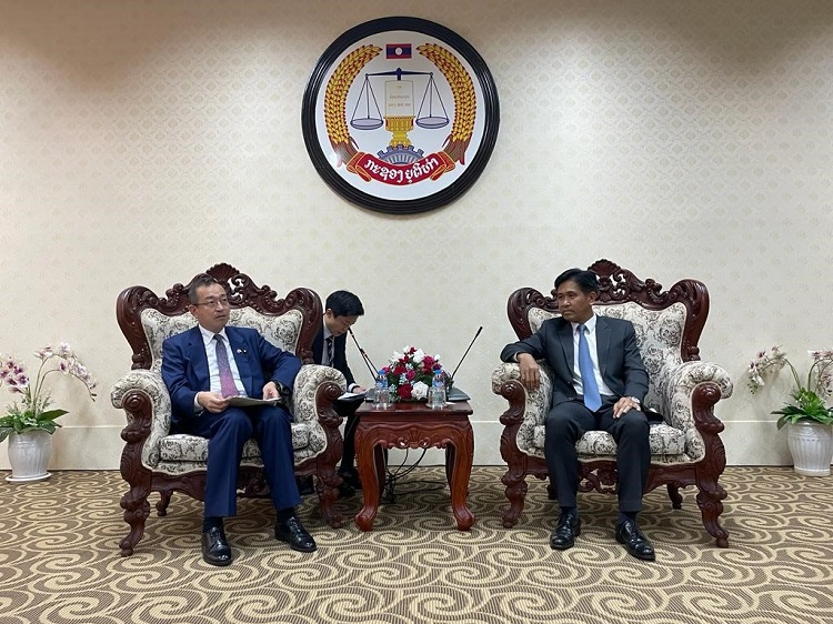 津島淳法務副大臣が、マレーシア及びラオス人民民主共和国に出張しました。