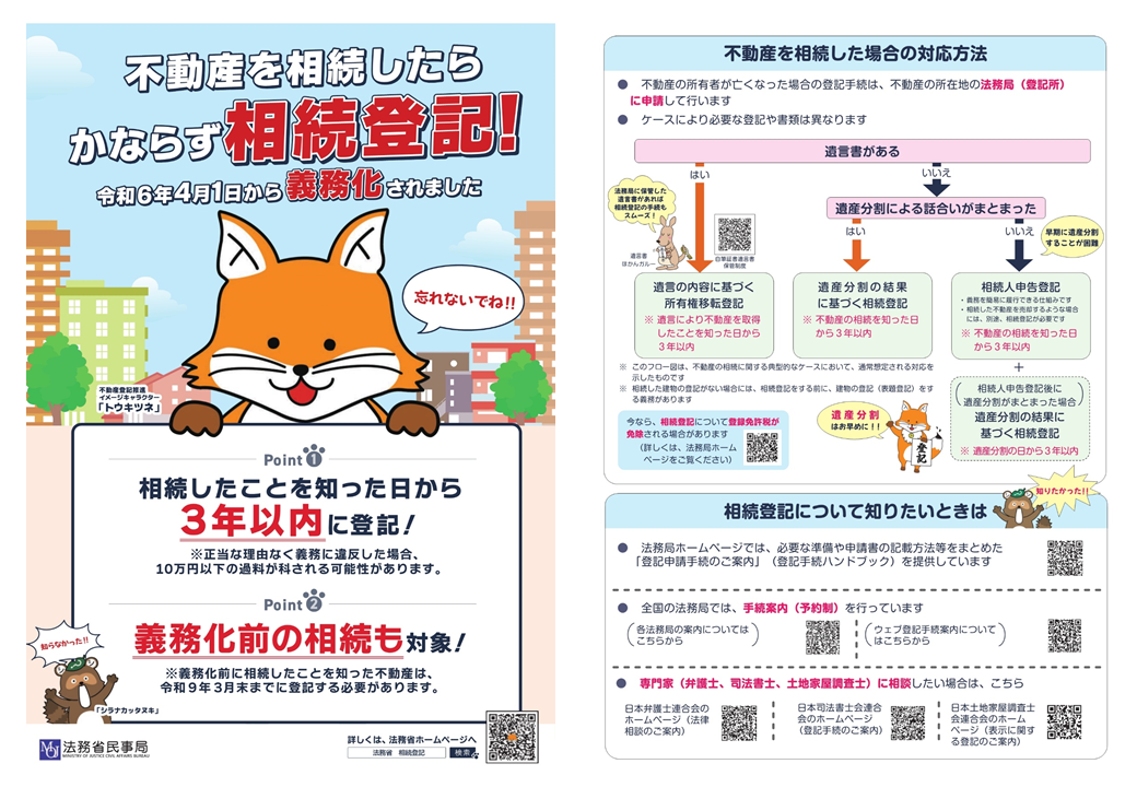 相続登記義務化フライヤー