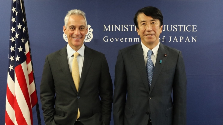 齋藤健法務大臣が、駐日米国大使による表敬訪問を受けました。