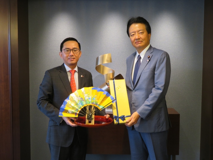 門山宏哲法務副大臣が、ＡＳＥＡＮ事務次長との間で会談を行いました。