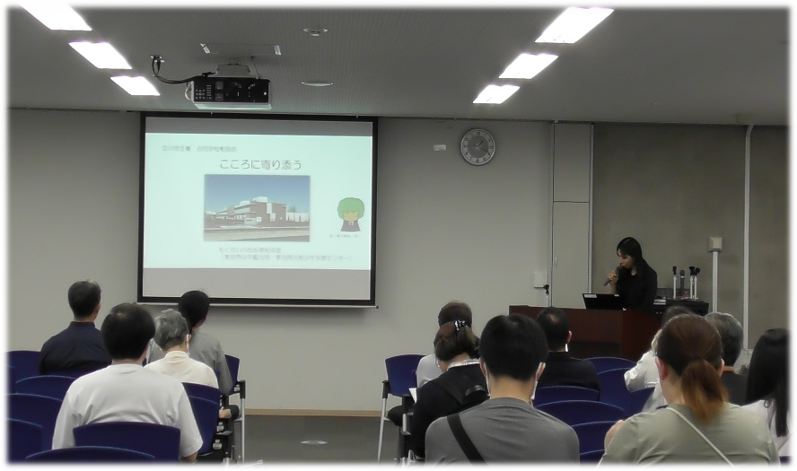 ミニ講演の様子です。