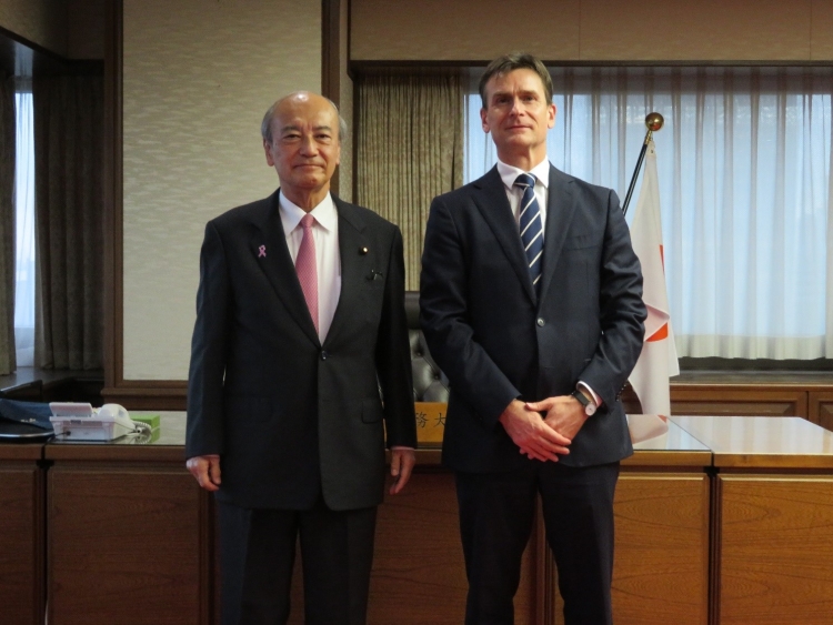 小泉龍司法務大臣が、駐日オーストラリア大使による表敬訪問を受けました。