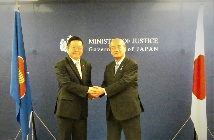 May 29, 2024 Courtesy Visit to the Minister of Justice by the Secretary-General of ASEAN