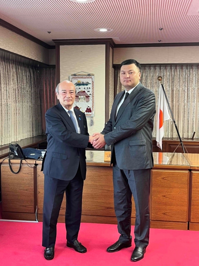 September 8, 2024 Courtesy Visit to the Minister of Justice by the Minister of Justice of the Kyrgyz Republic