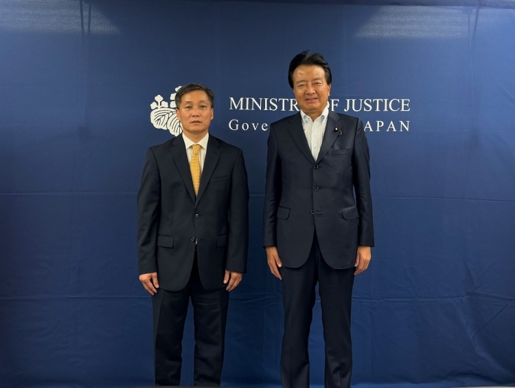 September 29, 2024 Courtesy Visit to the State Minister of Justice by the Vice Minister of Justice of Socialist Republic of Vietnam