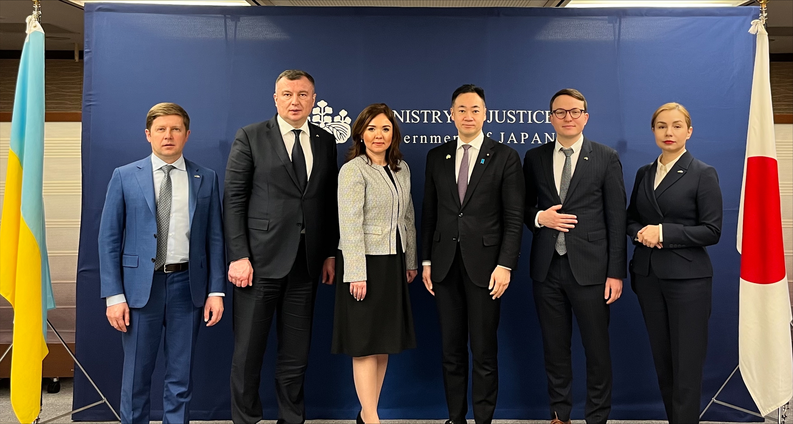April 1, 2025 Courtesy Visit to the Minister of Justice by the delegation of Ukraine’s Group on Inter-Parliamentary Relations with Japan.