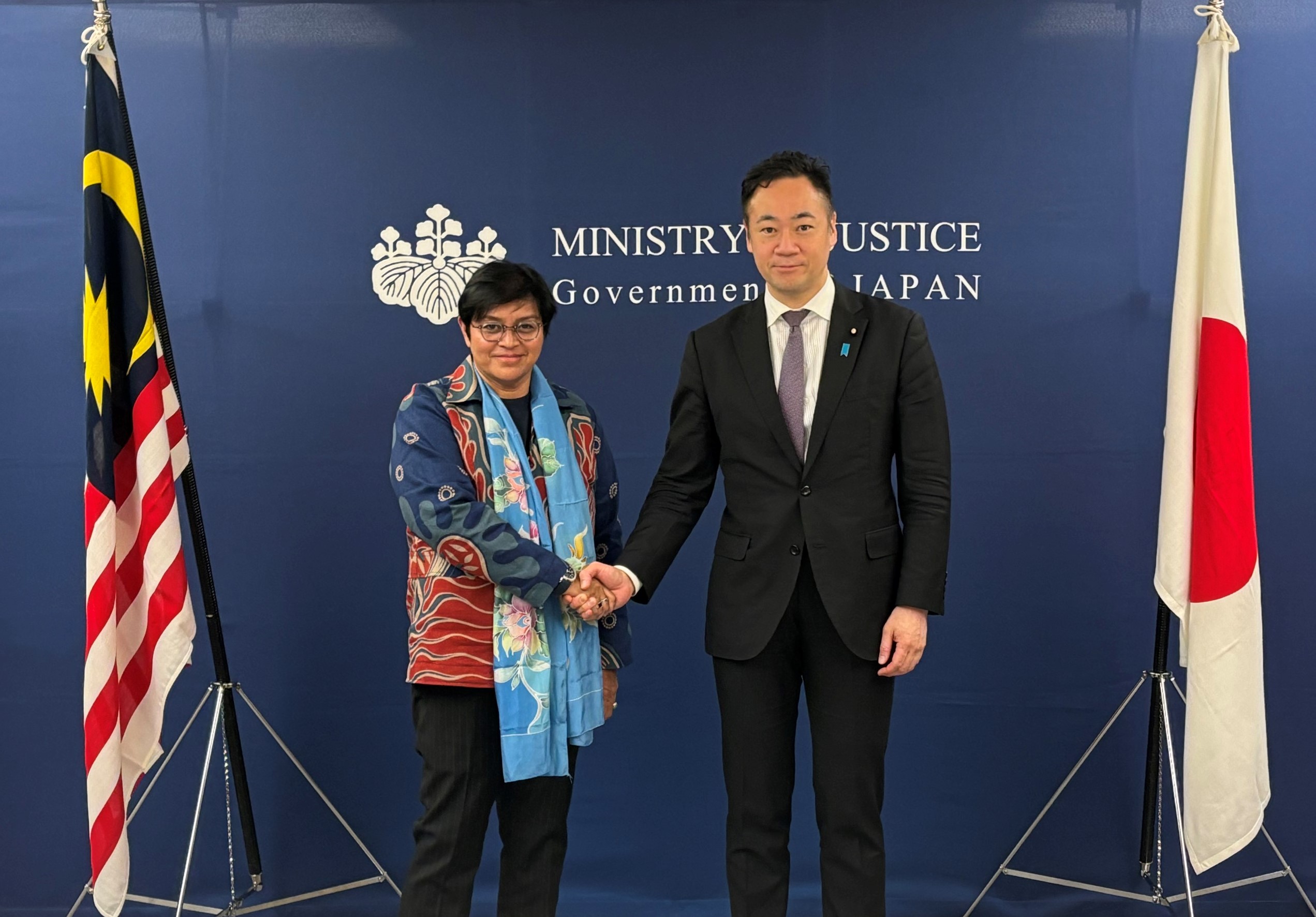 May 22, 2025 Courtesy Visit to the Minister of Justice by of the Minister in the Prime Minister’s Department (Law and Institutional Reform) of Malaysia