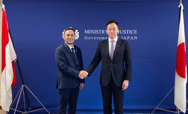 May 27, 2025 Courtesy Visit to the Minister of Justice by the delegation of the Committee of the House of Representatives of the Republic of Indonesia.