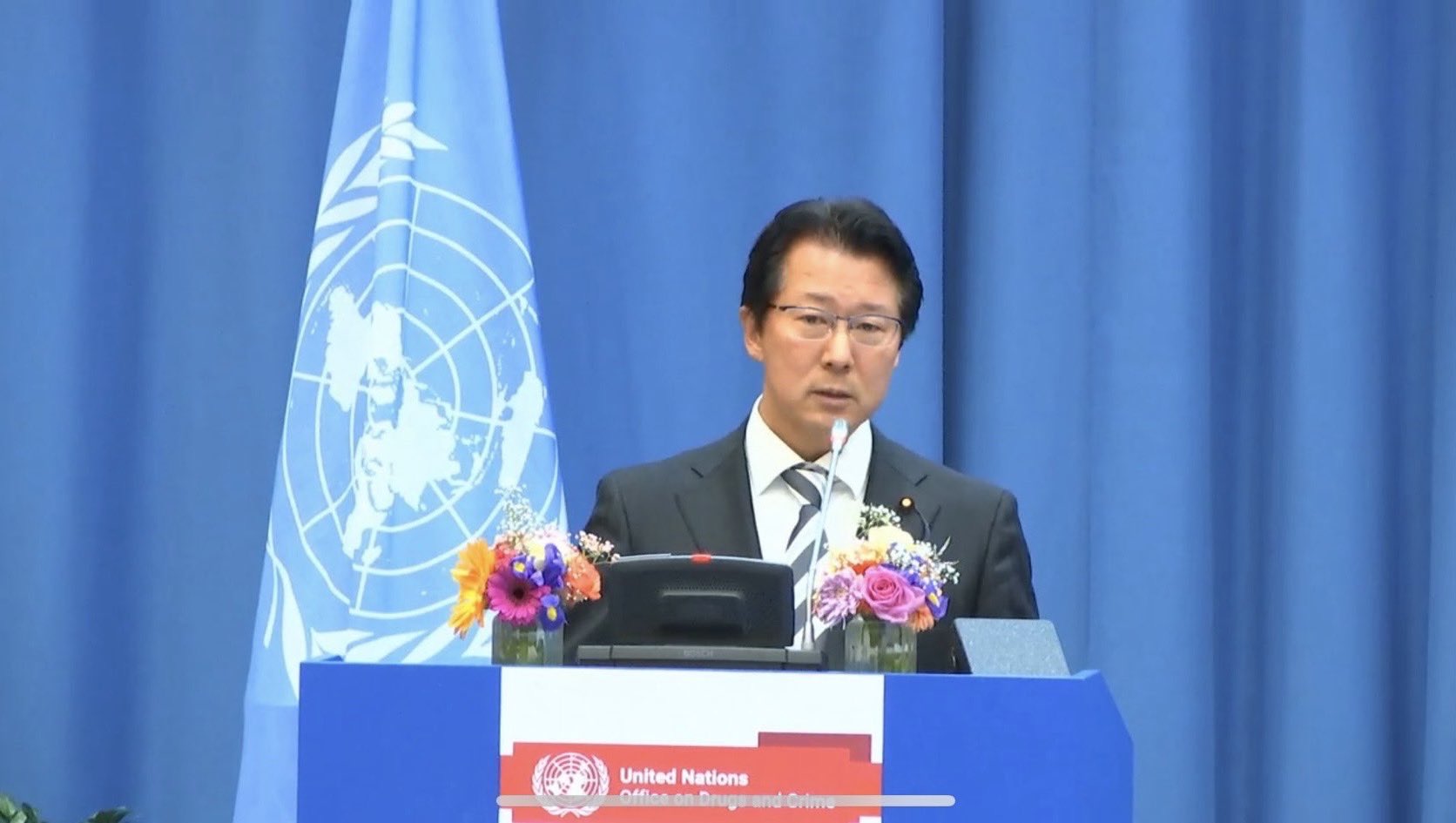 May 29, 2025 At the 34th Session of the United Nations Commission on Crime Prevention and Criminal Justice (CCPCJ), Parliamentary Vice-Minister of Justice, Mr. KANDA Junichi delivered a statement on behalf of Japan. Additionally, Japan held side events.