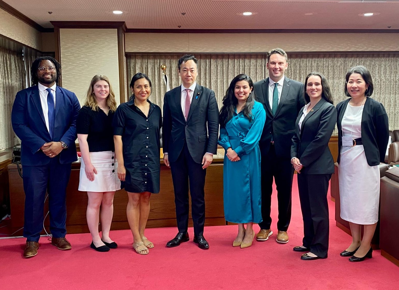 June 9, 2025 Courtesy Visit to the Minister of Justice by the US congressional staff.