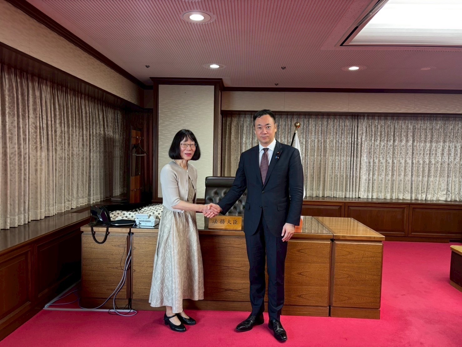 August 6, 2025 Courtesy Visit to the Minister of Justice by the President of the International Criminal Court (ICC)