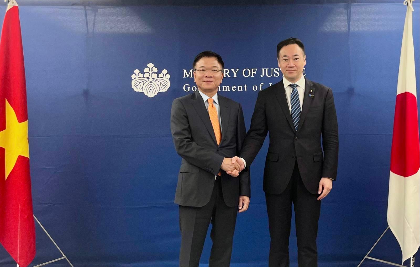 October 6, 2025 Courtesy Visit to the Minister of Justice by the Deputy Prime Minister of the Socialist Republic of Viet Nam.
