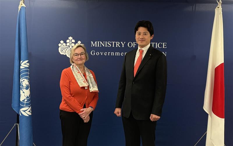 December 8, 2025 Courtesy Visit to the State Minister of Justice by the Secretary of the United Nations Commission on International Trade Law (UNCITRAL)