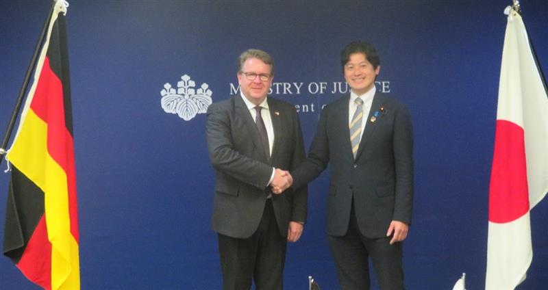 April 14, 2026 Courtesy Visit to the State Minister of Justice by the delegation of the Committee on Legal Affairs and Consumer Protection of the German Federal Parliament.