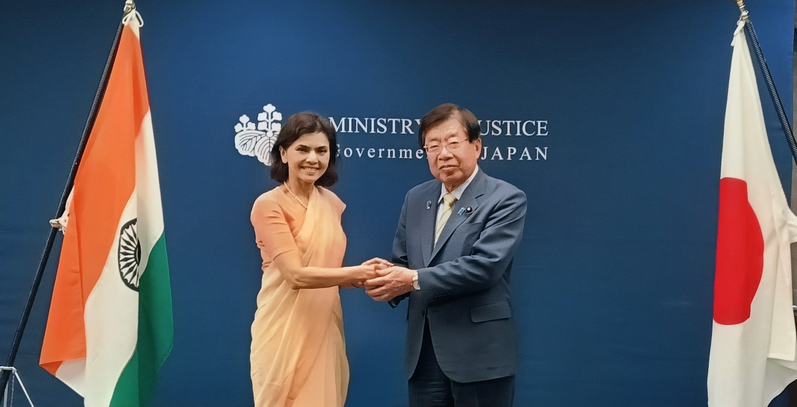 May 21, 2026 Courtesy Visit to the Minister of Justice by the Ambassador of India to Japan.