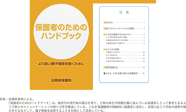 資5-79-2　保護観察所における「保護者のためのハンドブック」