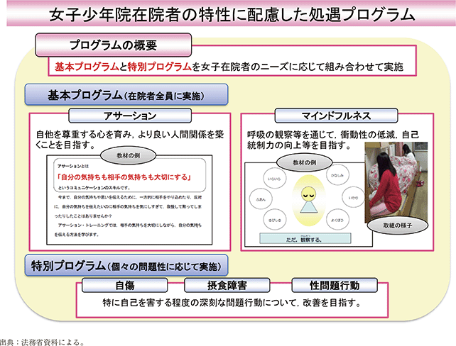資5-81-1 女子少年院在院者の特性に配慮した処遇プログラムの概要