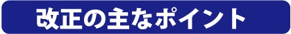 改正の主なポイント