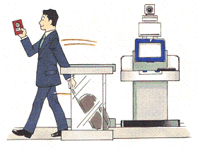 出入国手続き（イメージ図）