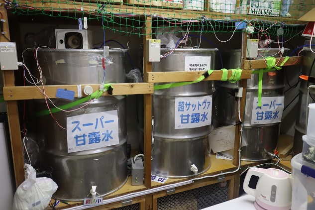 八潮大瀬施設（埼玉）に対する立入検査（令和6年4月）で確認した「甘露水」のタンク