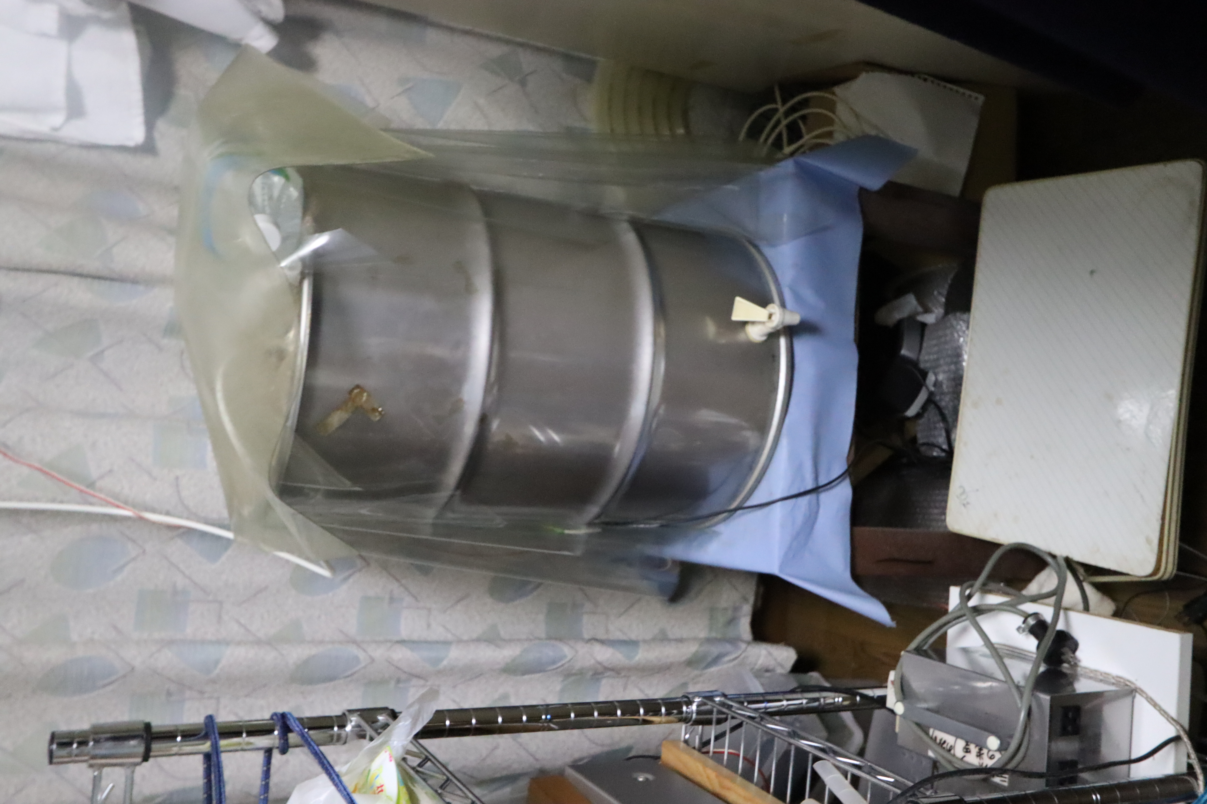 金沢施設（石川）に対する立入検査（令和7年9月）で確認した「Aleph（アレフ）」と同様の「甘露水」のタンク